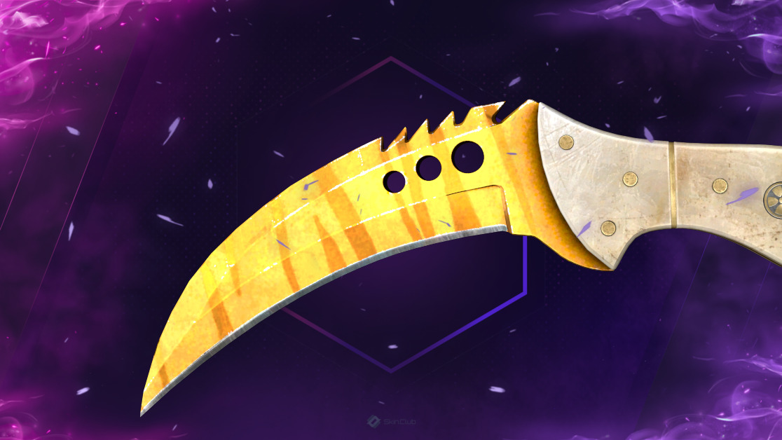 ★ Talon Knife | Tiger Tooth (Minimal Wear)