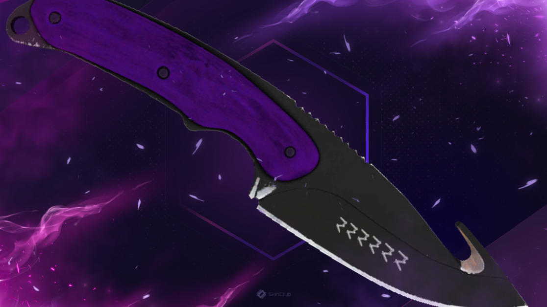 ★ StatTrak™ Gut Knife | Ultraviolet (Factory New)