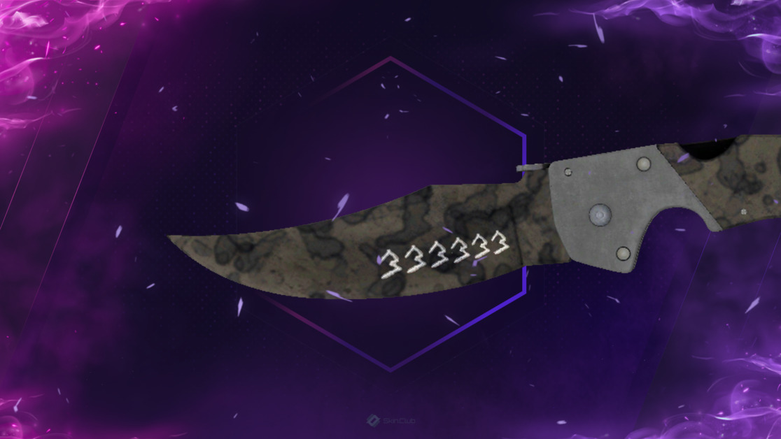 ★ StatTrak™ Falchion Knife | Stained (Well-Worn)