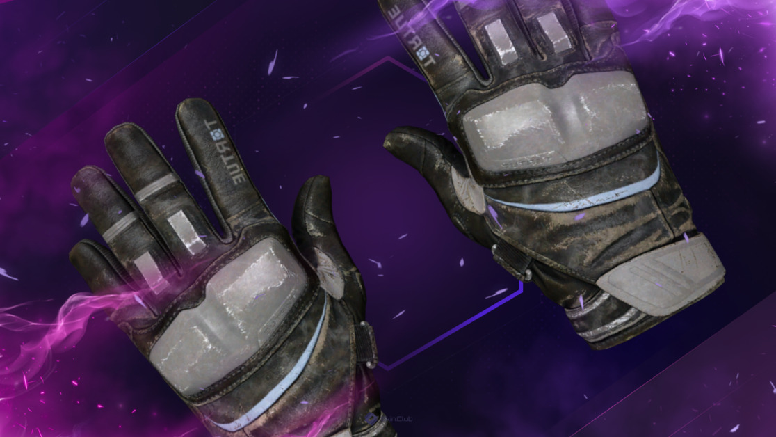 ★ Moto Gloves | Smoke Out (Battle-Scarred)