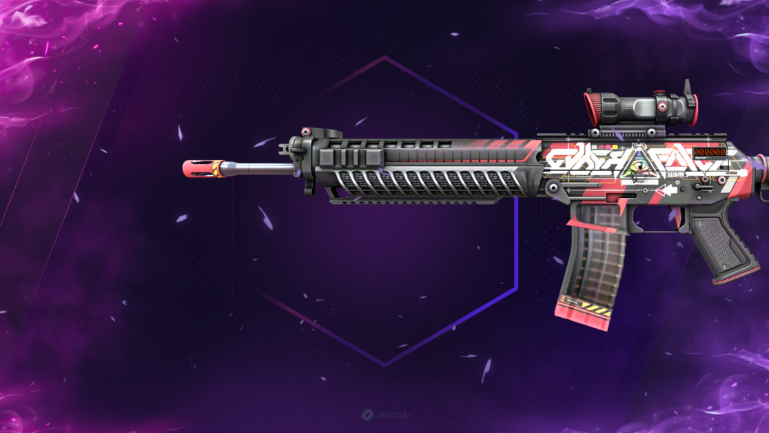 StatTrak™ SG 553 | Cyberforce (Factory New)