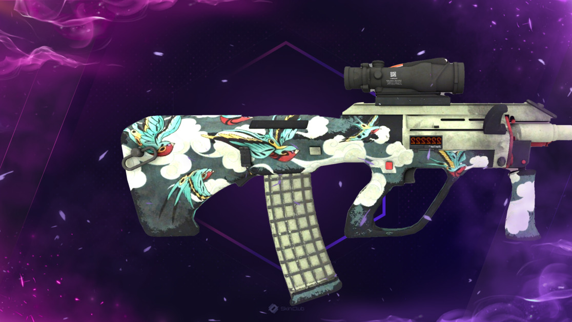 StatTrak™ AUG | Fleet Flock (Well-Worn)