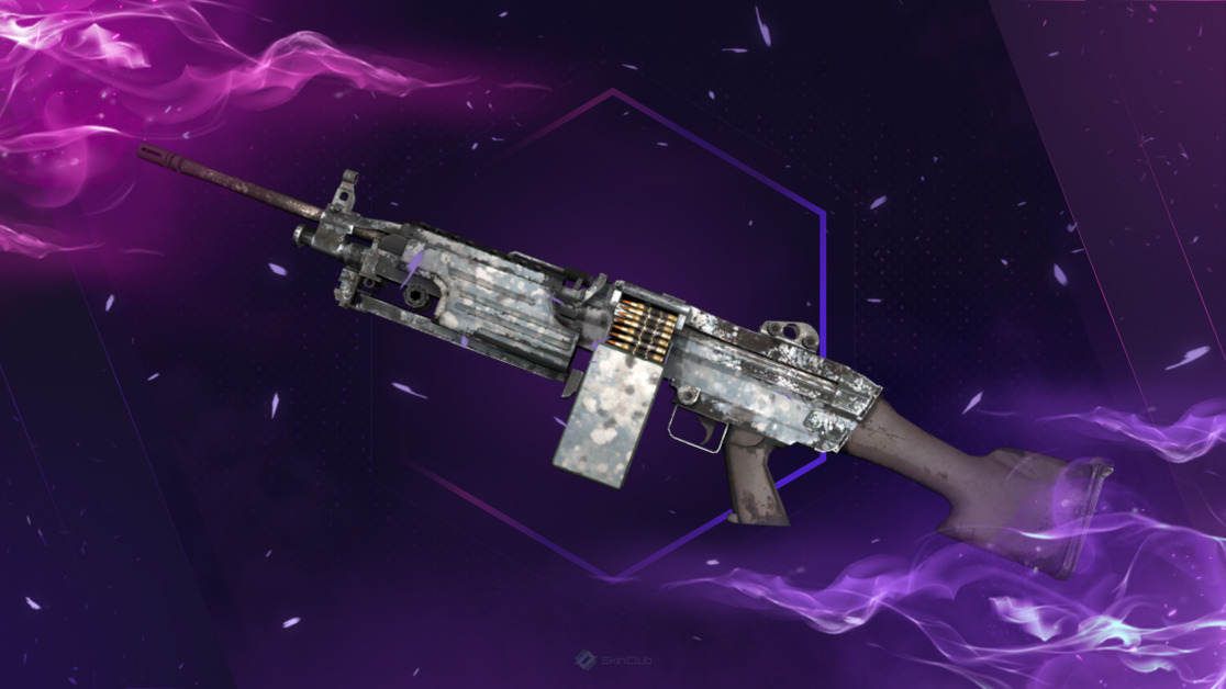 M249 | Blizzard Marbleized (Well-Worn)
