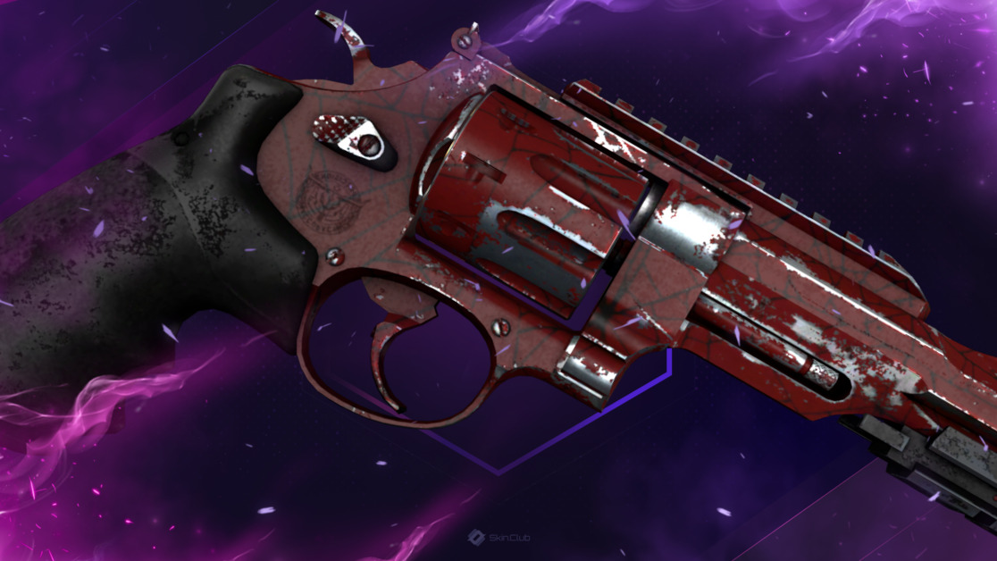 R8 Revolver | Crimson Web (Well-Worn)