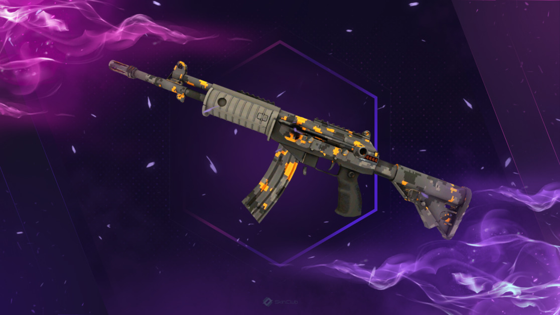 StatTrak™ Galil AR | Orange DDPAT (Factory New)