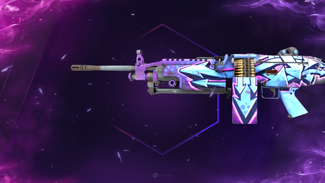 StatTrak™ M249 | Downtown (Minimal Wear)