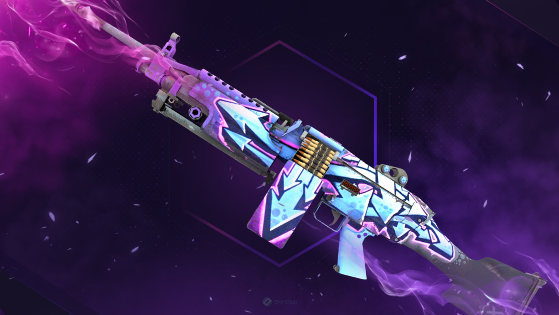StatTrak™ M249 | Downtown (Minimal Wear)