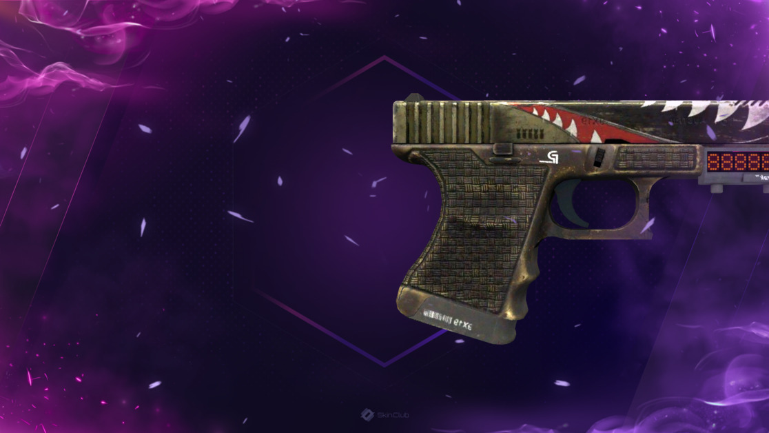 StatTrak™ Glock-18 | Warhawk (Well-Worn)