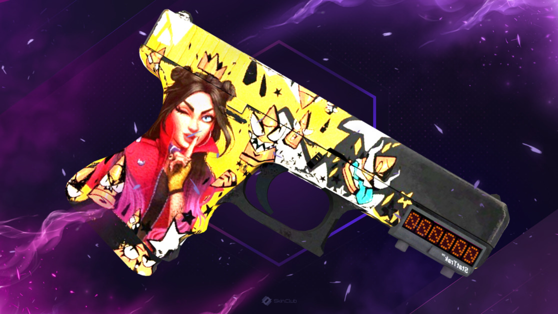 StatTrak™ Glock-18 | Bullet Queen (Battle-Scarred)