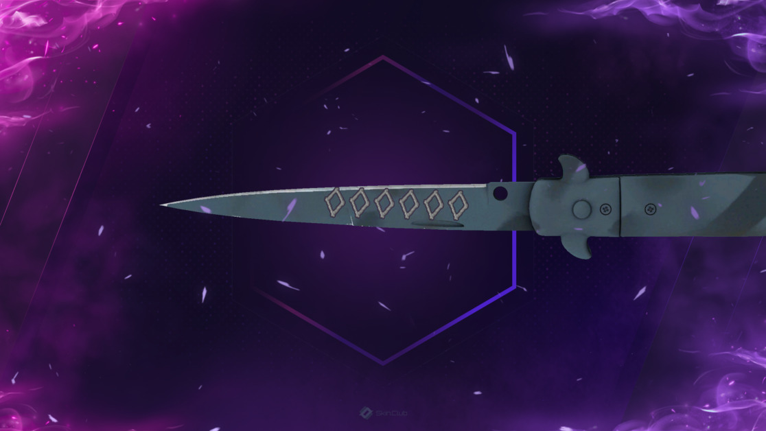 ★ StatTrak™ Stiletto Knife | Night Stripe (Factory New)