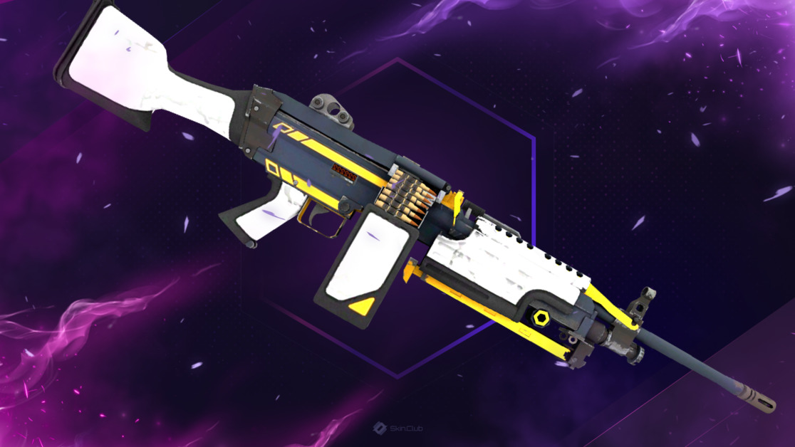 StatTrak™ M249 | Spectre (Minimal Wear)