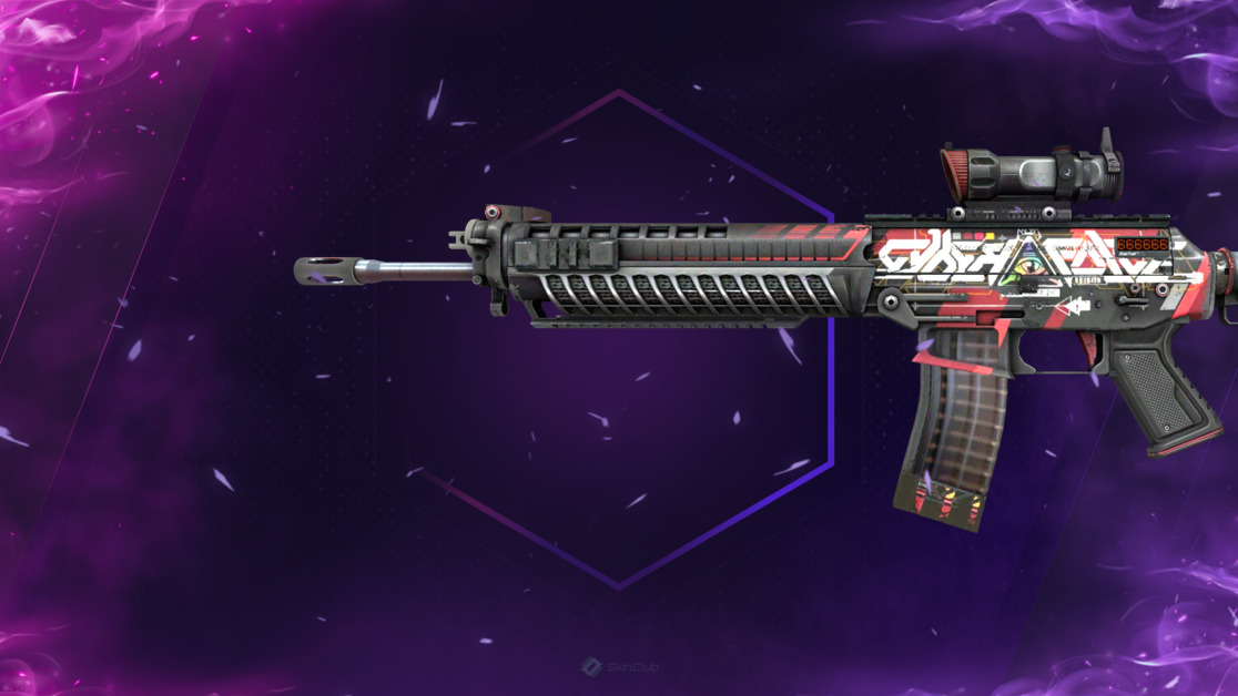 StatTrak™ SG 553 | Cyberforce (Well-Worn)