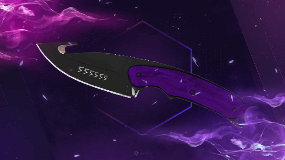 ★ StatTrak™ Gut Knife | Ultraviolet (Factory New)