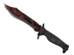 ★ Bowie Knife Crimson Web