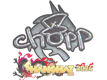 Sticker chopper (Glitter) | Shanghai 2024
