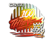 Sticker 100 Thieves (Foil) | 2020 RMR