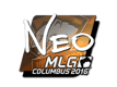 Sticker NEO (Foil) | MLG Columbus 2016