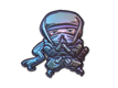 Sticker Silent Ninja (Foil)