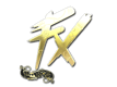 Sticker Fluxo (Gold) | Paris 2023