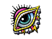 Sticker Ethereal Gaze (Foil)