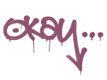 Sealed Graffiti Okay (Princess Pink)