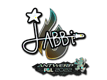 Sticker jabbi (Glitter) | Antwerp 2022