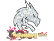 Sticker Team Spirit (Glitter) | Shanghai 2024