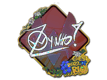 Sticker ZywOo (Glitter) | Rio 2022