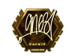 Sticker ANGE1 (Gold) | London 2018