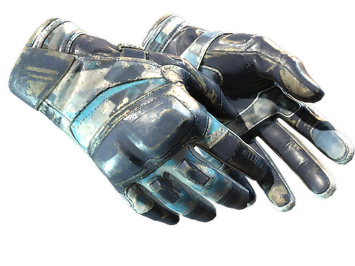 ★ Moto Gloves | Cool Mint (Battle-Scarred)