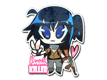 Sticker Kawaii Killer Terrorist
