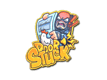 Sticker Door Stuck (Foil)