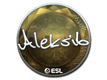 Sticker Aleksib (Foil) | Katowice 2019