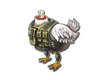 Sticker Headless Chicken