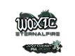 Sticker woxic (Glitter) | Antwerp 2022