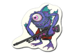 Sticker Purple Cyclawps