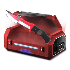 10% Red knife