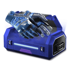 50/50 Blue Gloves
