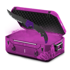 50/50 Cheap Purple Knife