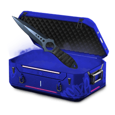 50% Dark Blue Knife