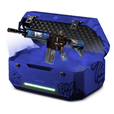 3% blue