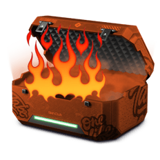 50/50 fire stickers