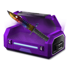 100% MarbleFade knife