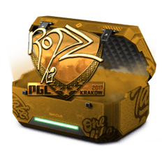 2% STICKER GOLD LUCKY